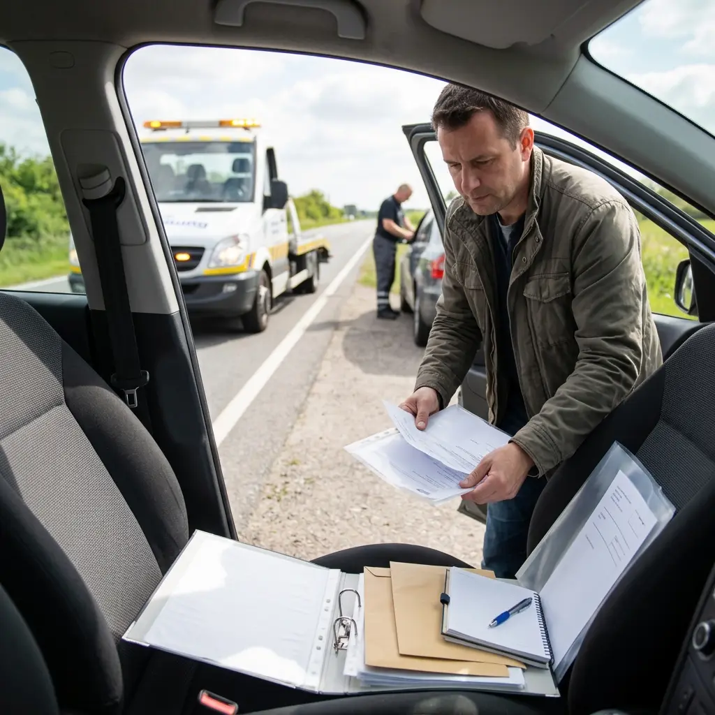 Dépannage après accident : quels documents préparer pour l'expert ?